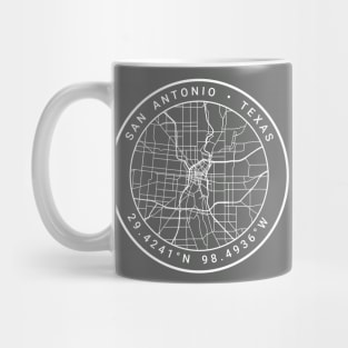 San Antonio Map Mug